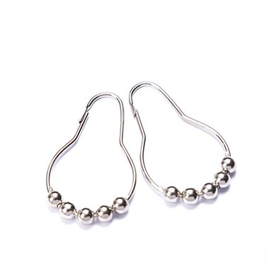 Anells de cortina de dutxa de metall