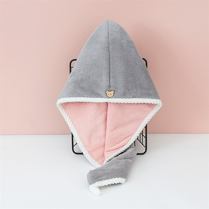 Double Dry Hair Cap Quick Drying Thickening Female Super Absorbent Adult Student Hair Towel Home Scarf Shower Cap